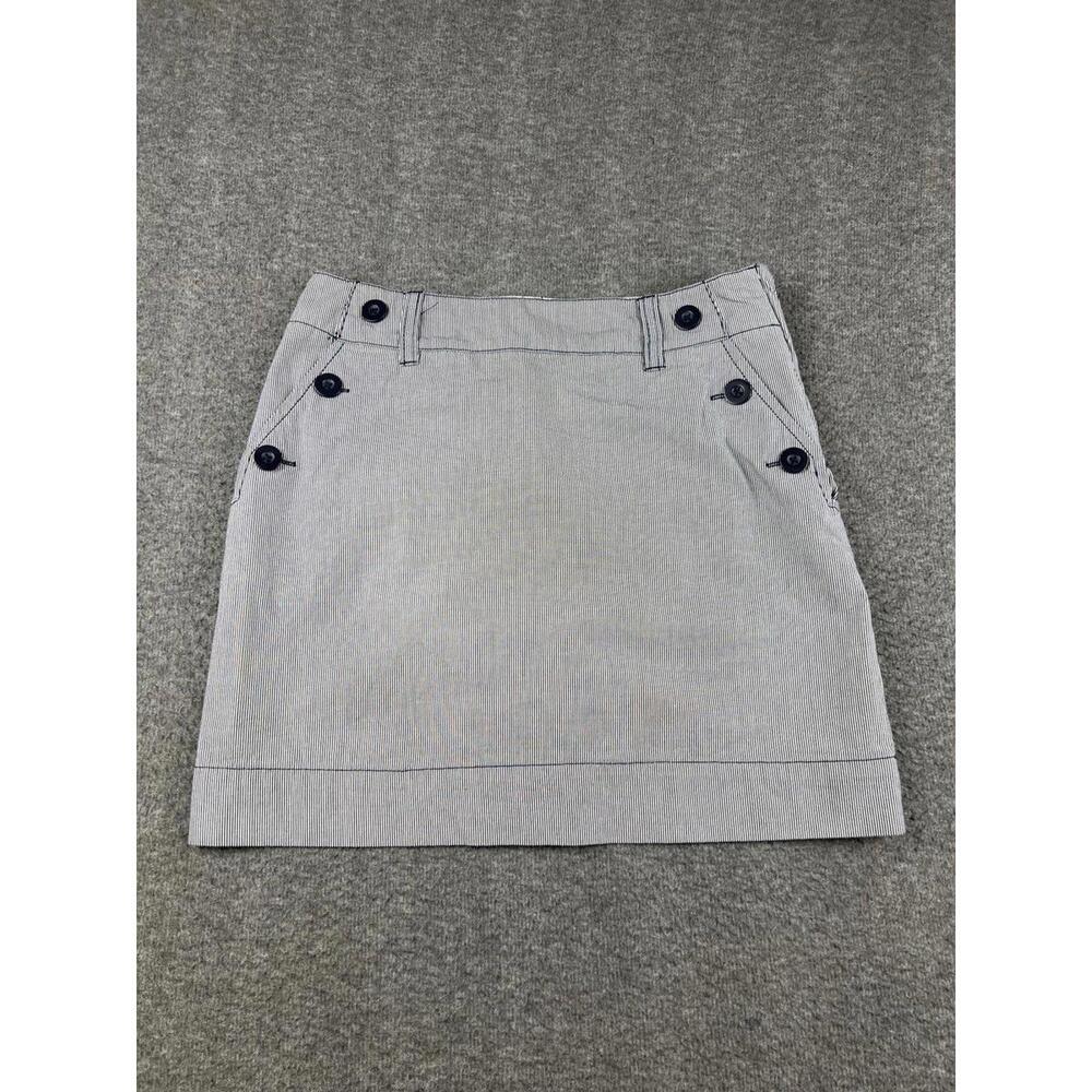 H&M Women's Light‎ Gray Button Detail Skirt, Size EUR 39 / US 8